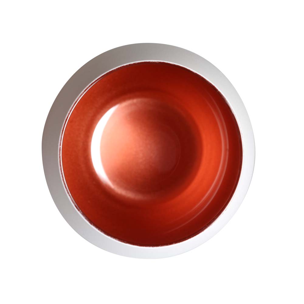 Wasserglas "Elements" weiß bronze