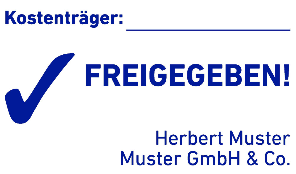 5206 trodat Professional Textstempel 56 x 33 mm Stempelkissen: blau