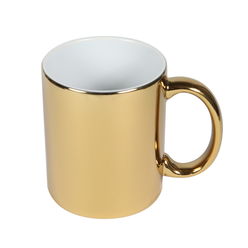 Metallic-Effekt Tasse gold