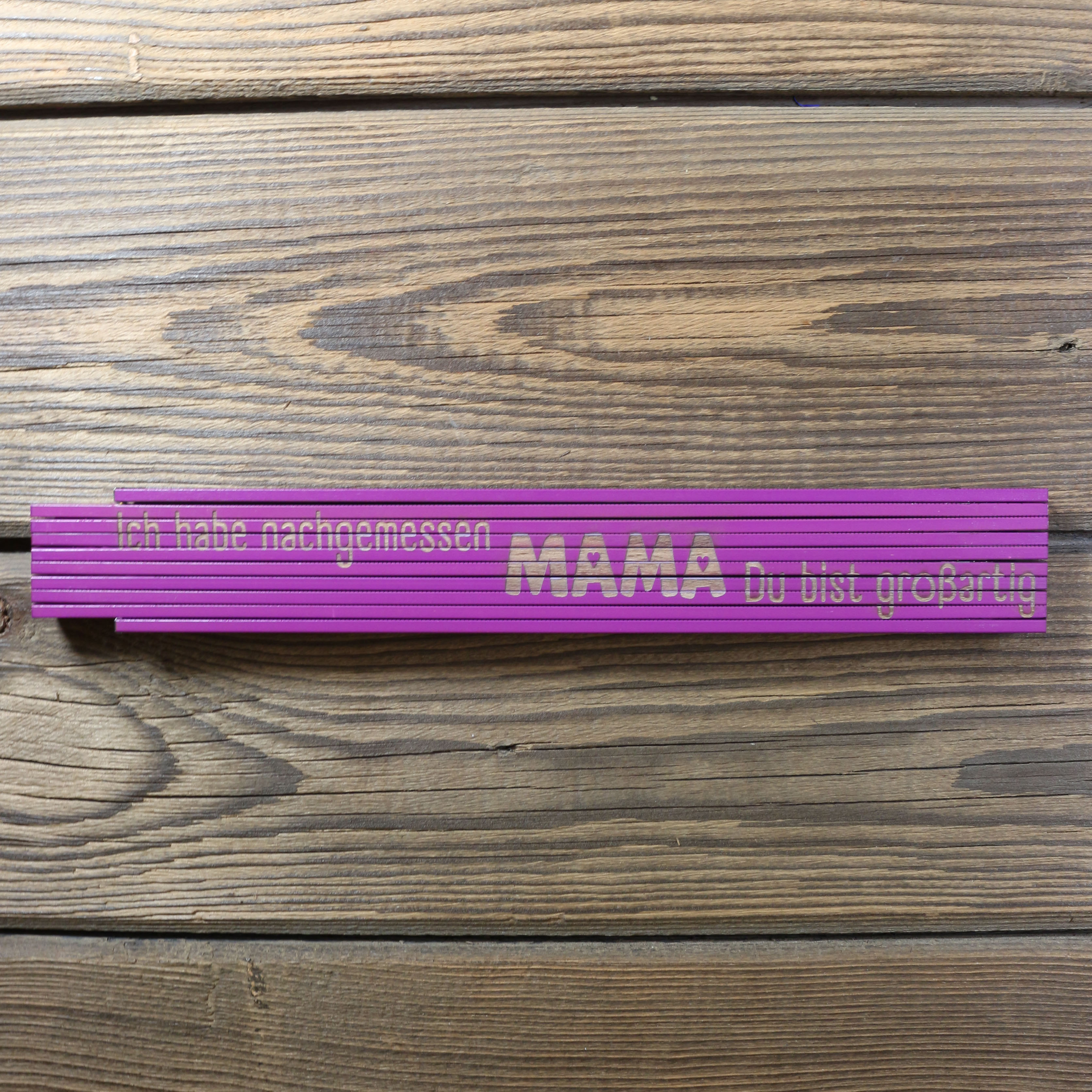 Meterstab "Mama Du bist großartig"