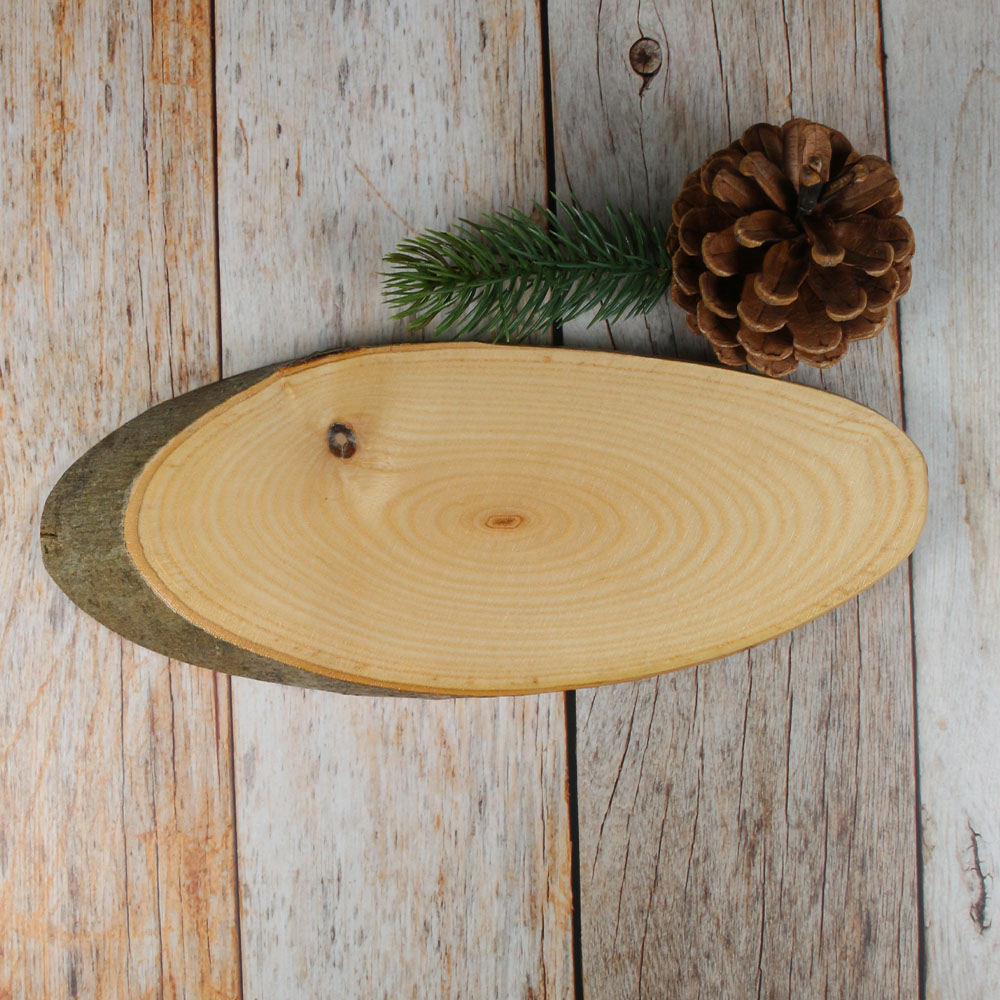 Rindenscheibe oval 25-30 cm