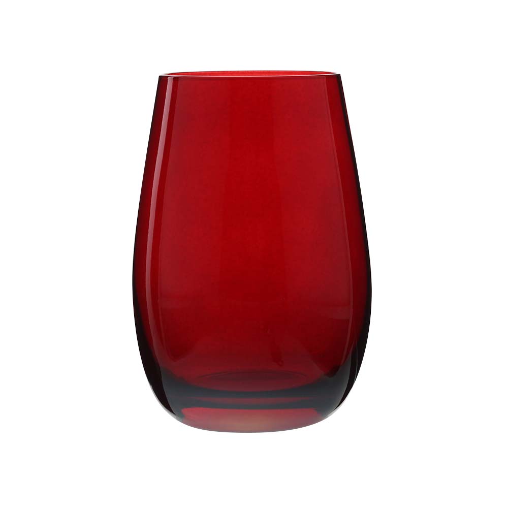 Wasserglas "Elements" rot