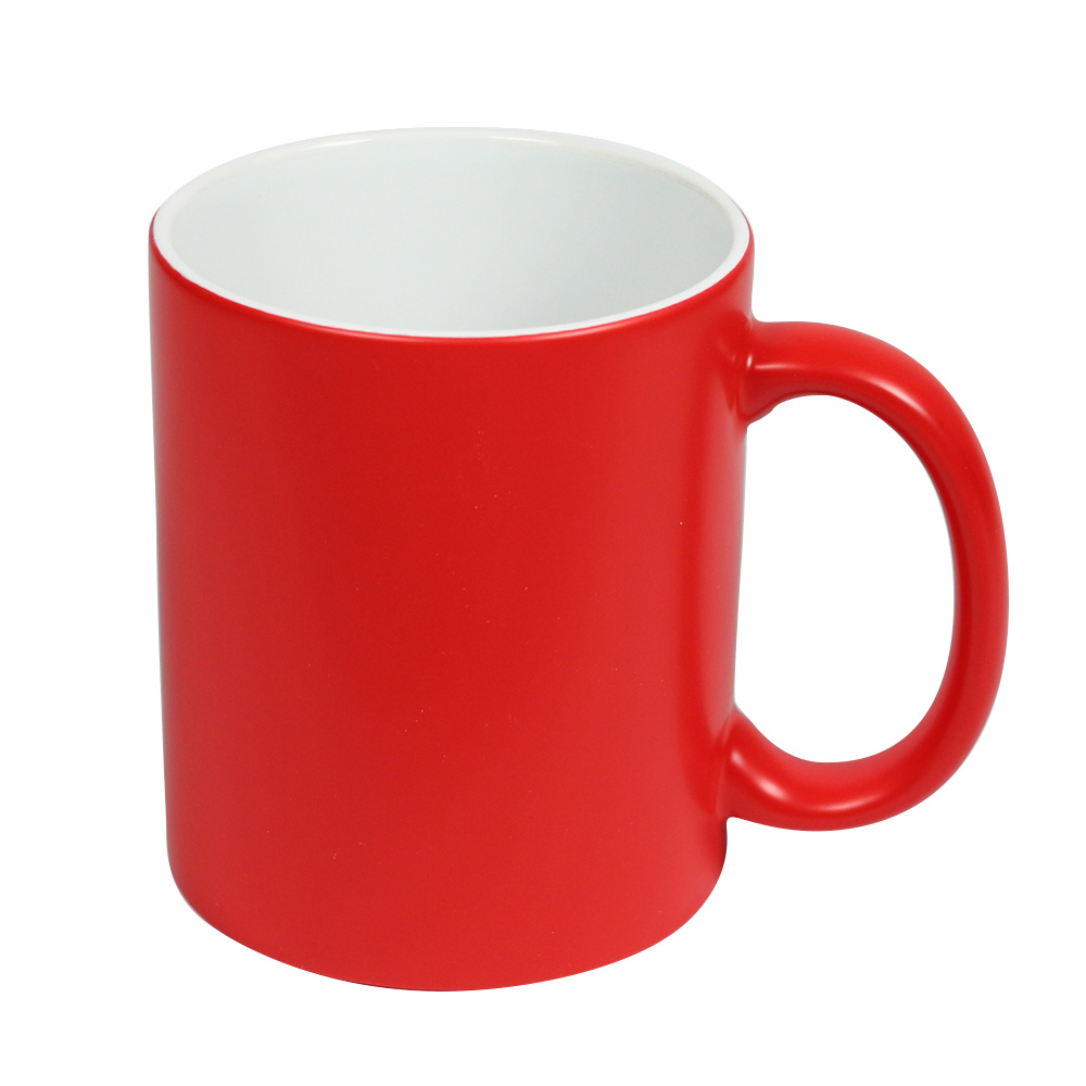 Tasse neonfarben rot