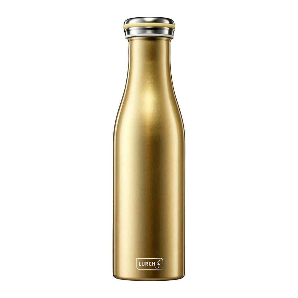 Isolierflasche Edelstahl 0,5l gold metallic