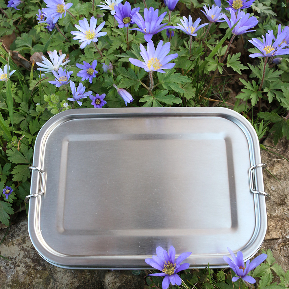 Lunchbox snap Edelstahl 1400ml