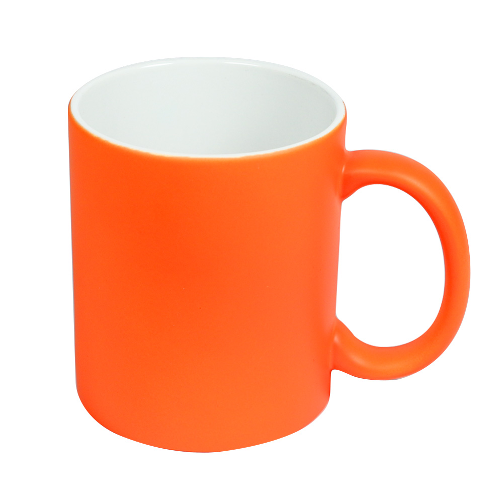 Tasse neonfarben orange