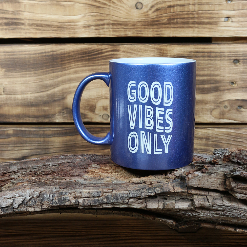 Kaffeetasse "Good vibes only"
