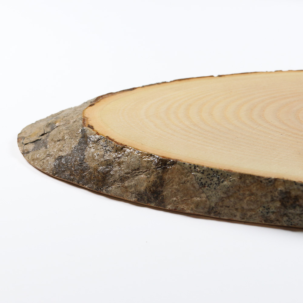 Rindenscheibe oval 25-30 cm