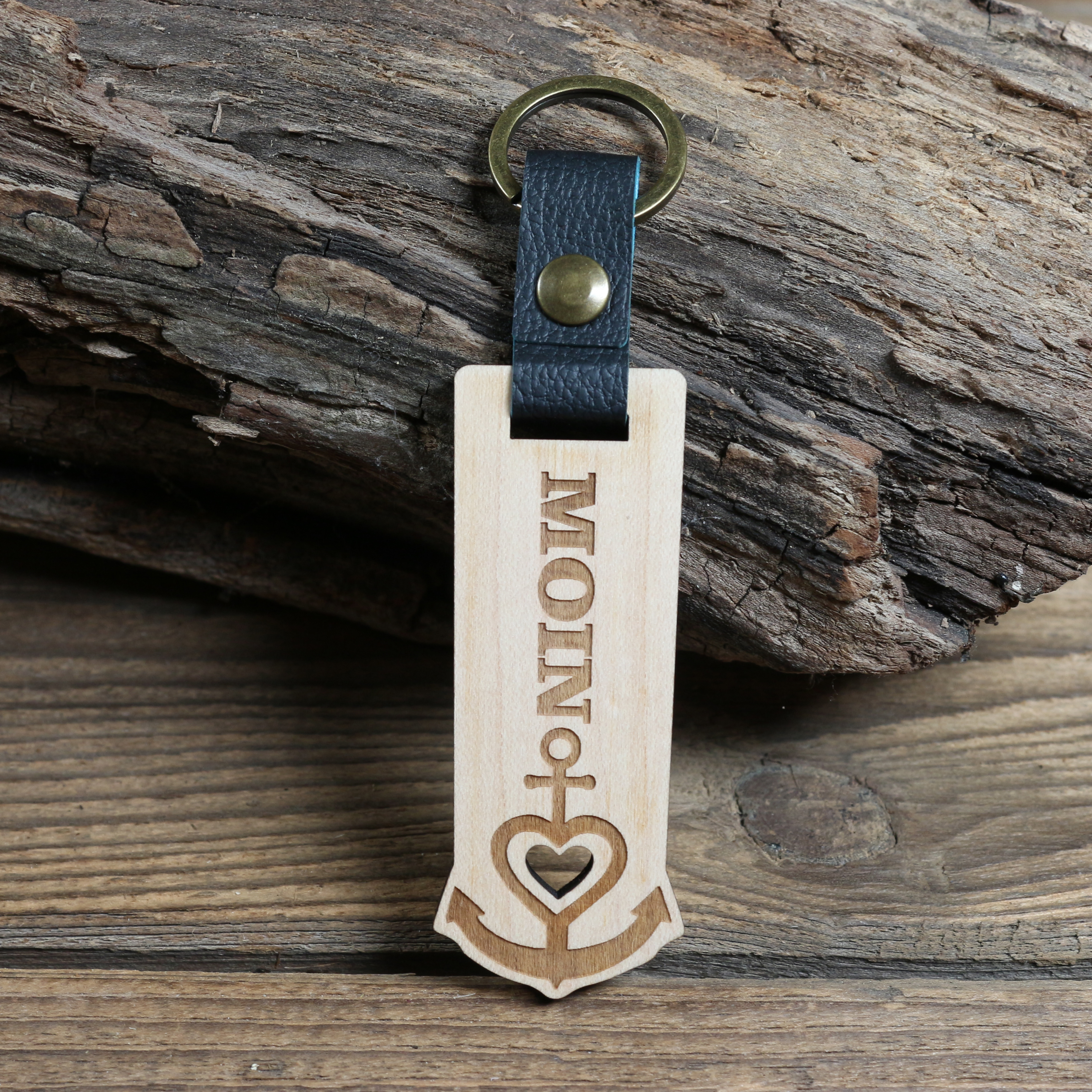 Schlüsselanhänger "Moin" mit Herz