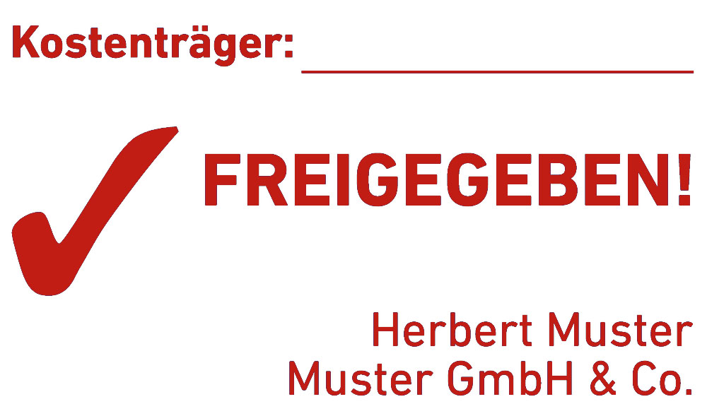 5206 trodat Professional Textstempel 56 x 33 mm Stempelkissen: rot