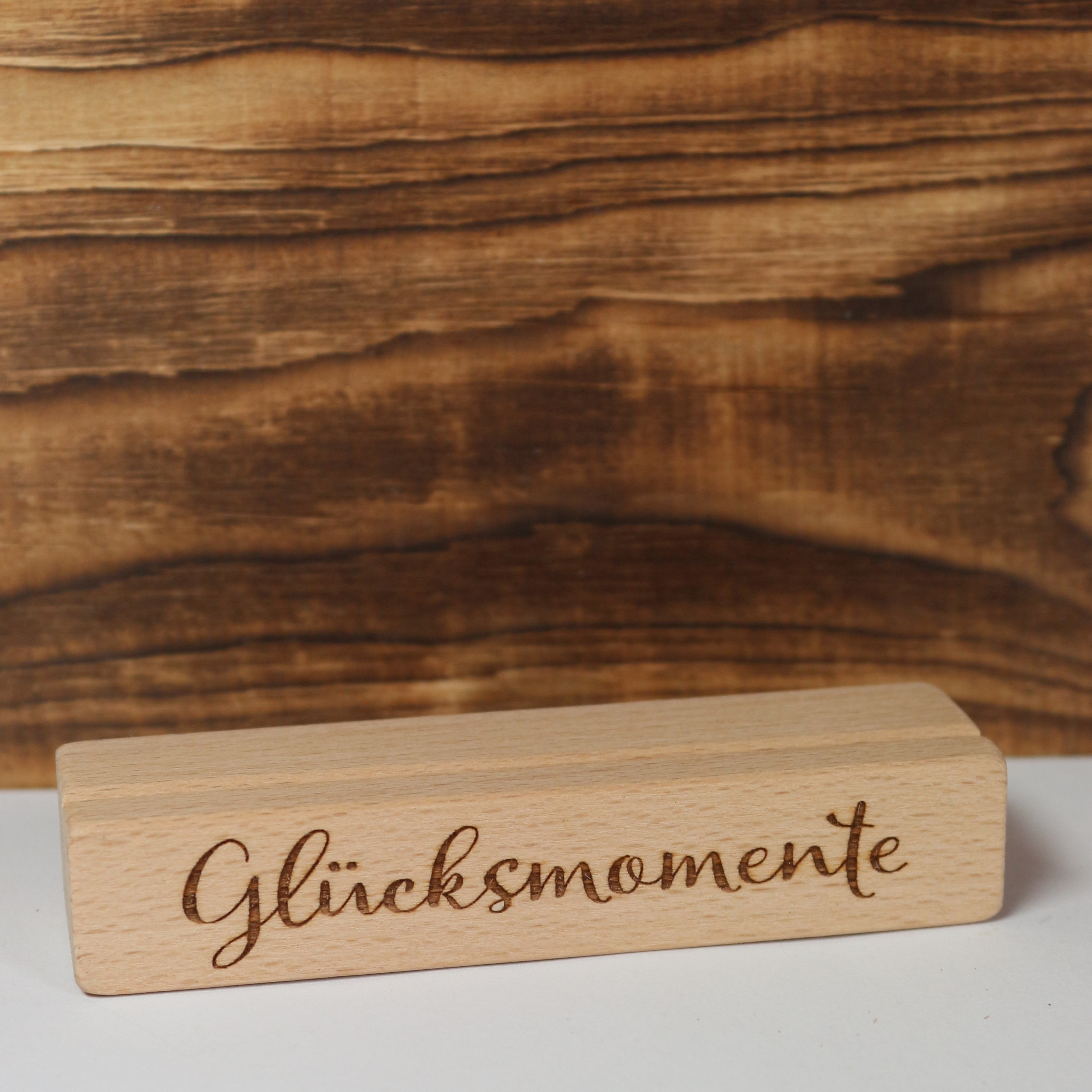 Kartenhalter für Foto "Glücksmomente"