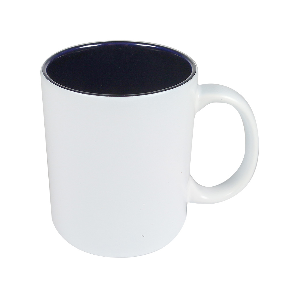 Tasse weiß mit cobaltblauer Innenseite