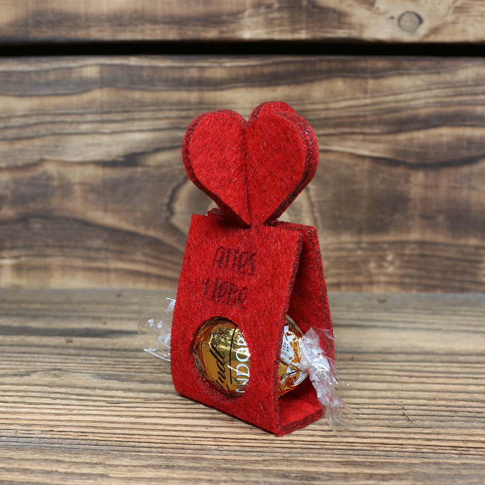 Schokokugelhalter Herz