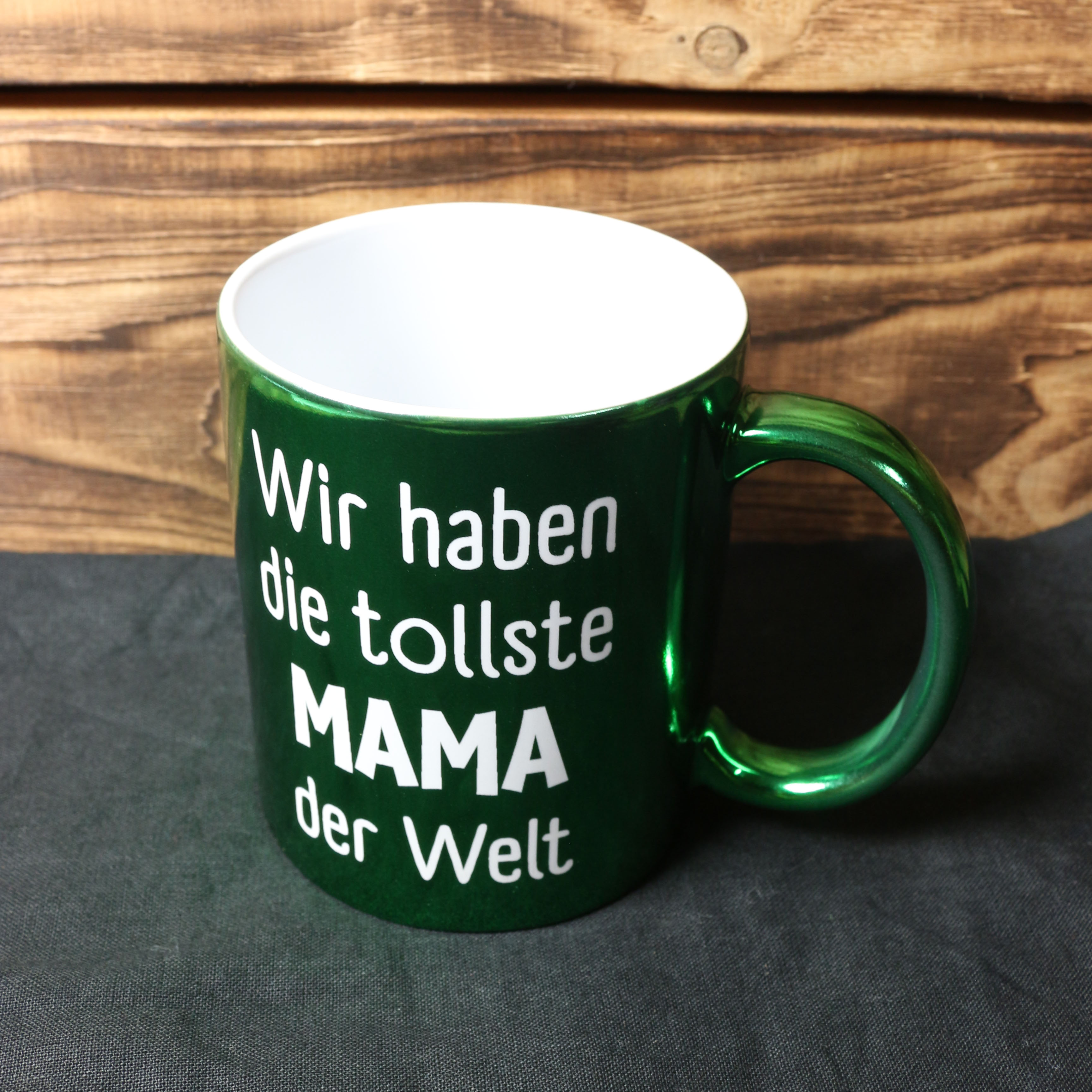 Tasse "Glück gehabt - Wir haben die tollste Mama der Welt"