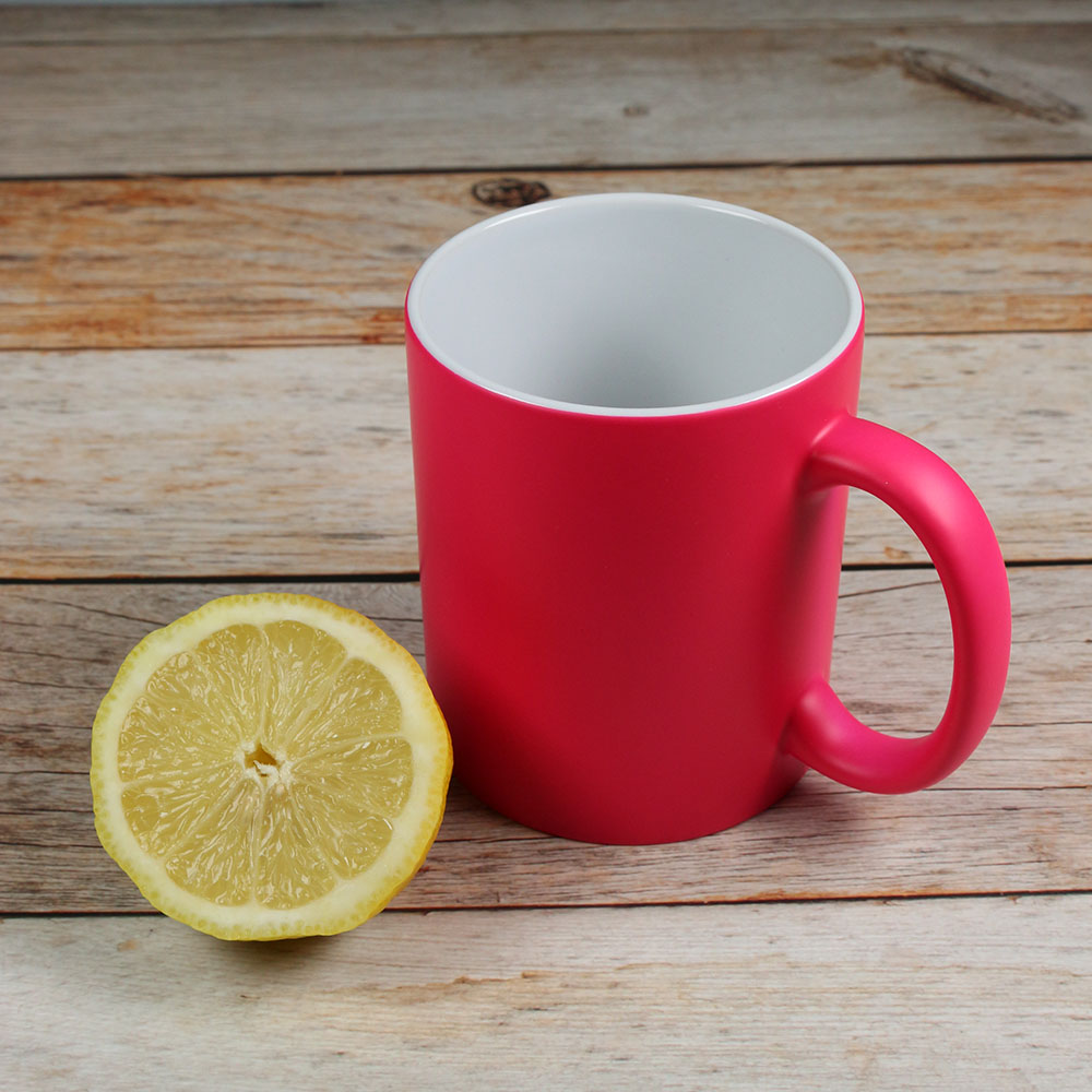 Tasse neonfarben pink