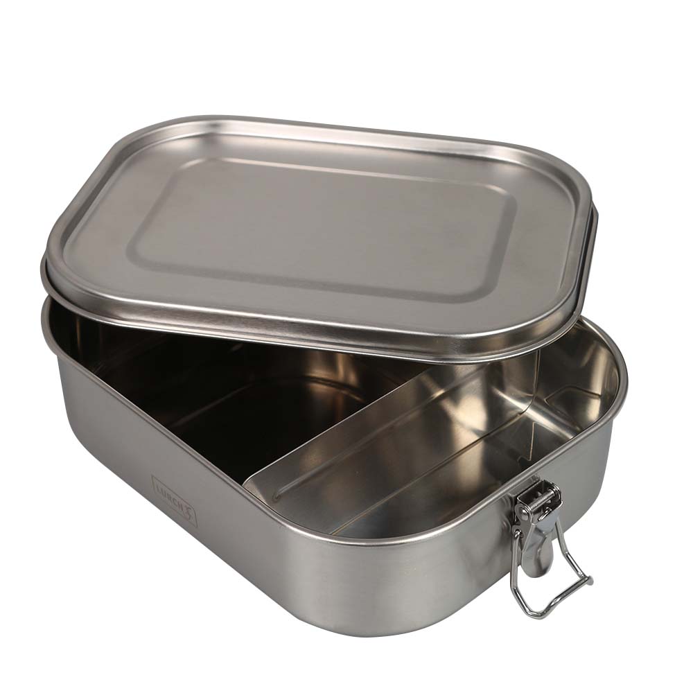 Lunchbox snap Edelstahl 1400ml