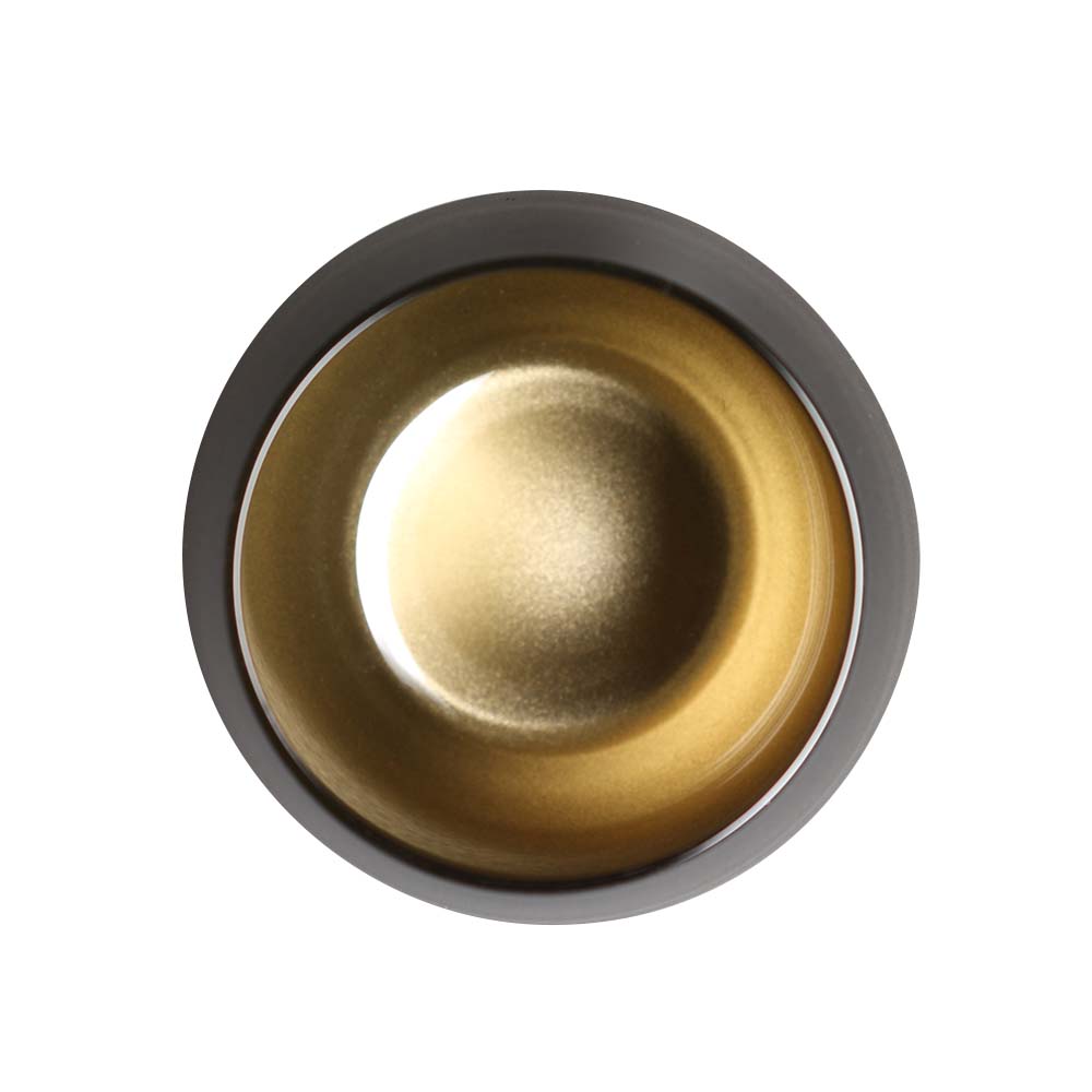 Wasserglas "Elements" schwarz gold